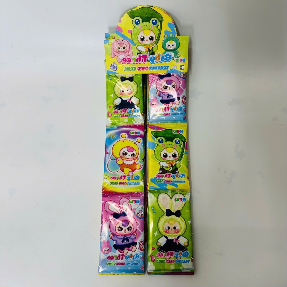 Dây pack thẻ baby three c - 1 túi có 3 dây - 1 dây có 12 pack - 1 pack có 5 thẻ - K30-T2-S4