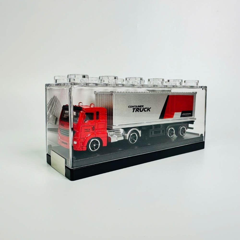 Mô Hình Xe công màu trắng đỏ 1:64 Hợp kim - Dài 12cm - Cao 3.5cm - Rộng : 2.7cm - nặng : 200gram - Hộp Nhựa Trong SKU : oto512c