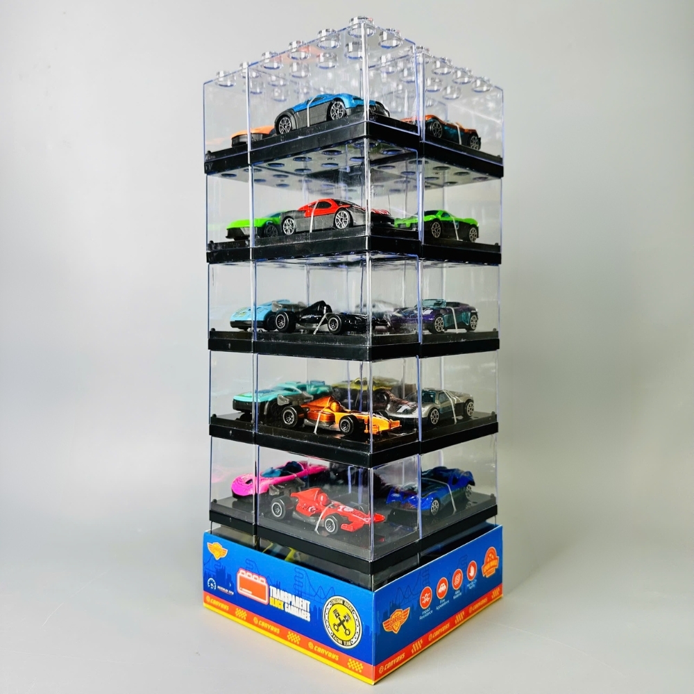 ( GIá 1 Xe - 1 Lốc 24 xe - Đặt Số Lượng 24 ) Xe 1:64 siêu đẹp có bán ngẫu nhiên và theo lốc 24 xe - Xe Hợp Kim Ô Tô Bản B -  Cao 33cm Ngang 14cm - Hộp Nhựa Trong SKU : oto-YM762084 ( VAT : DCM473-10 ) K89-T1-S2