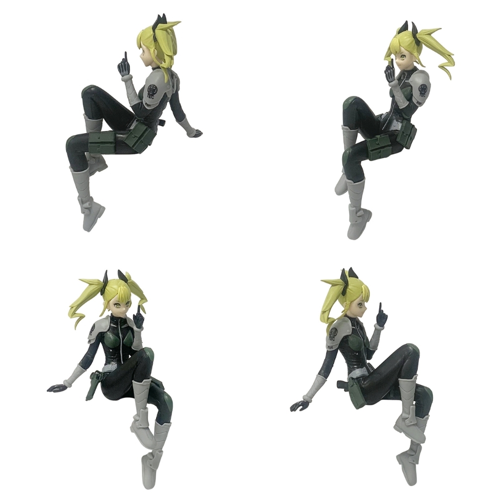 Mô Hình Kaiju No. 8 Kikoru Shinomiya dáng ngồi - Cao 15cm - nặng 150gram - Figure Kaiju No. 8 - Hộp Màu - K61-T2-S3