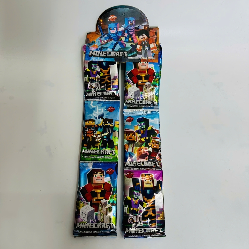 Dây pack thẻ minecraft - 1 túi có 3 dây - 1 dây có 12 pack - 1 pack có 5 thẻ n3-k20-t4-s3