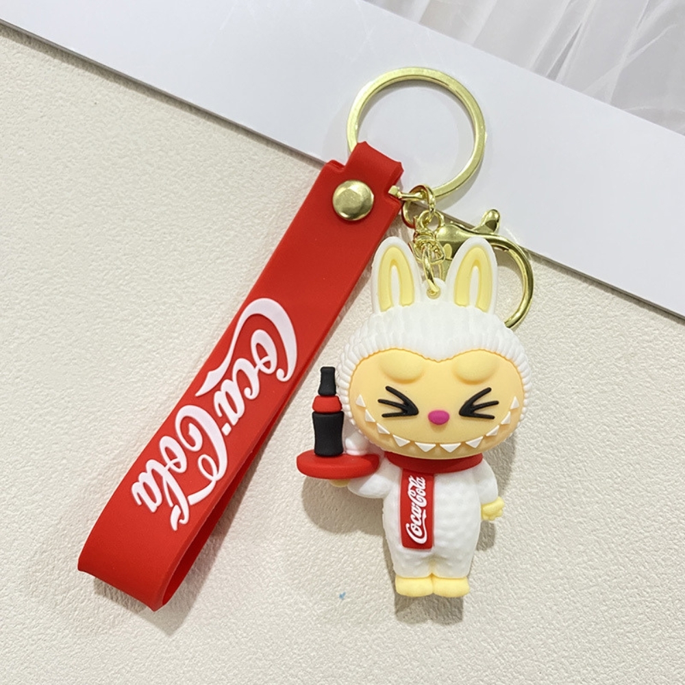 Móc Khóa labubu bưng bê - Dây móc dài : 10cm - Mô Hình Cao : 6cm - Nặng : 50gram - No Box : bọc túi OPP K76-T6-S1