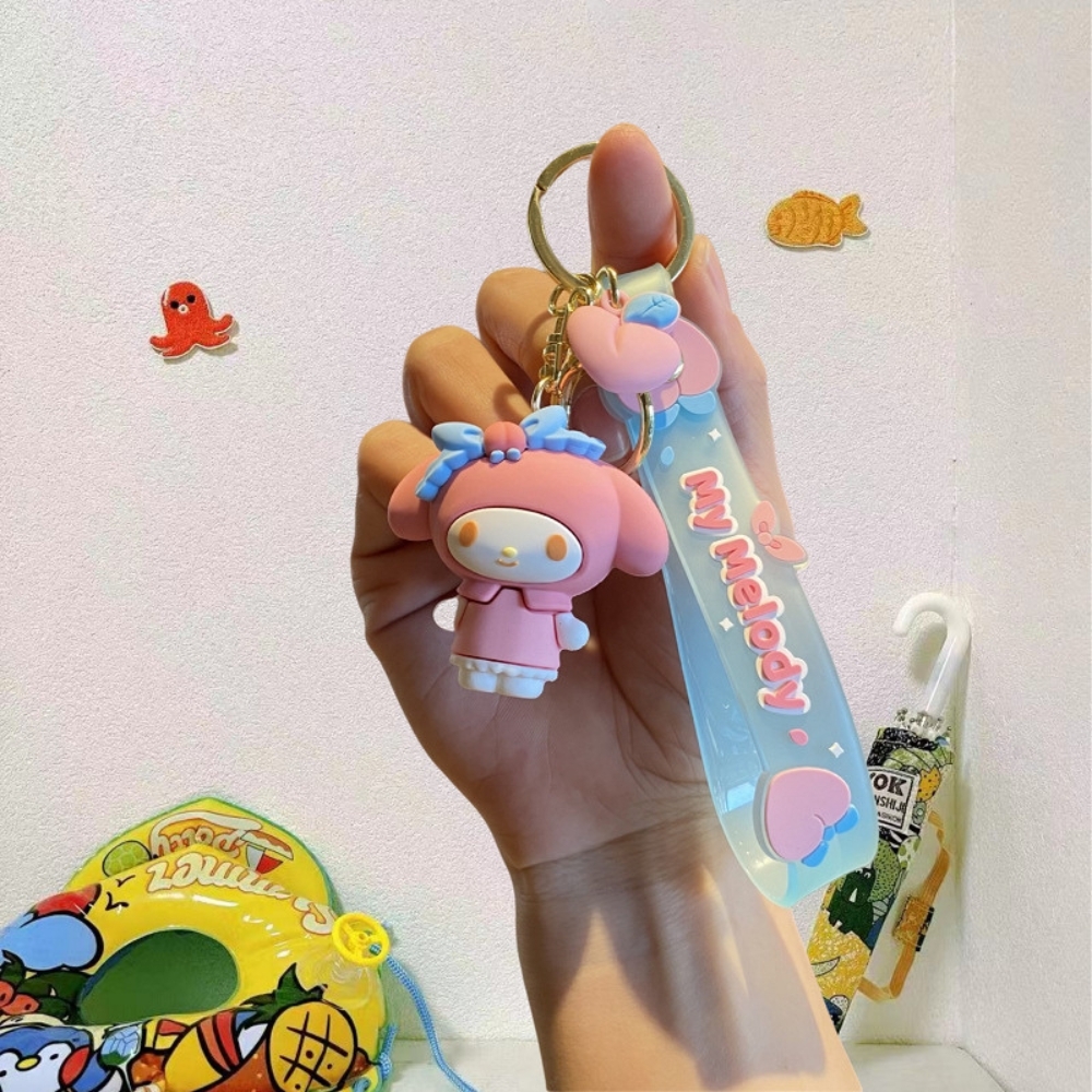 móc khóa kuromi hồng - Dây móc dài : 11cm - Mô Hình Cao : 4.7cm - Nặng : 50gram - No Box : bọc túi OPP - K79-T1-S9