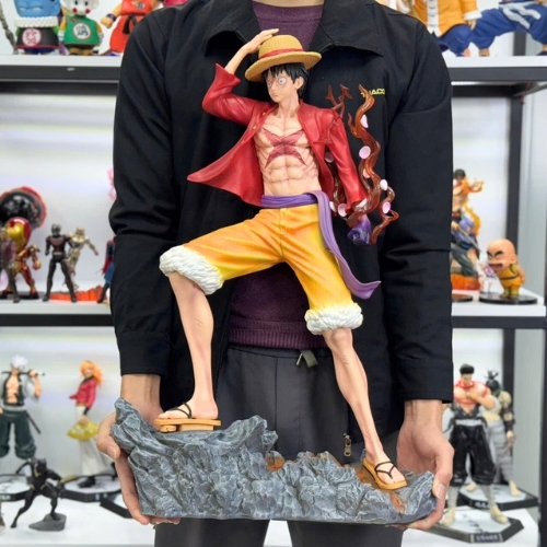 Mô hình (Hàng Cao Cấp ) Luffy dáng đứng - Cao 68cm - ngang 44cm - rộng 20cm - nặng 4kg - Figure One Piece- Hộp Xốp - (VAT 002-05-600)