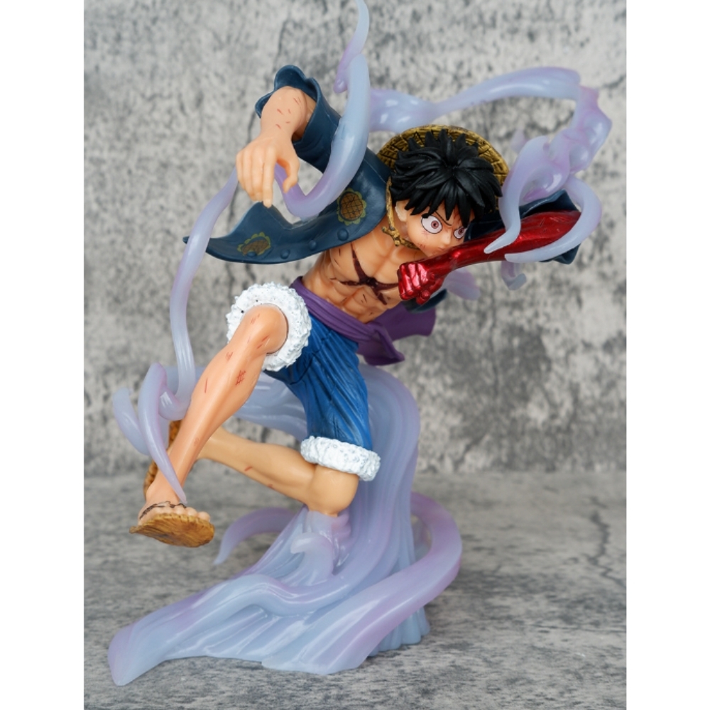 Mô Hình OnePiece luffy trạng thái chiến đấu - cao 20cm - nặng 470gram - Figure One Piece - Hộp Màu K29-T1-S1