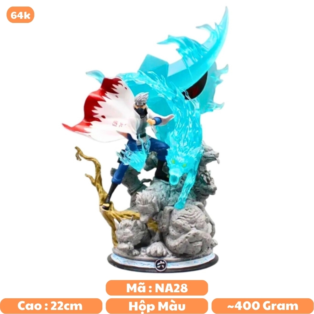 Mô Hình Naruto Hokaghe Kakashi - Cao 22cm - nặng 400gram - Figure Naruto - No box - (F-13)