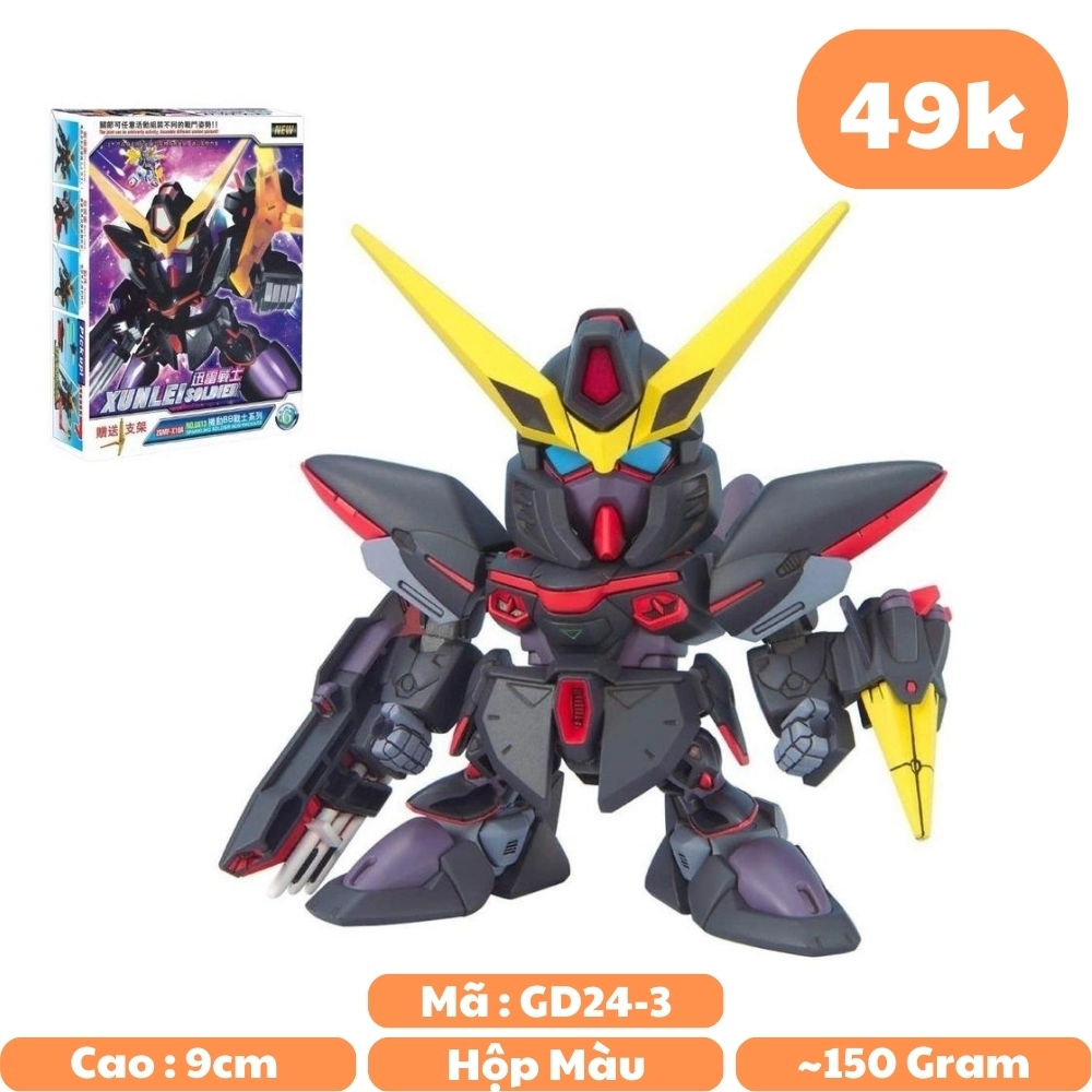 Mô hình GundamSD Gundam XUNLEI - Cao 9cm - nặng 100gram SKU : 6613-6- Figure Gundam - Có hộp màu - N1-K16-T3-S1