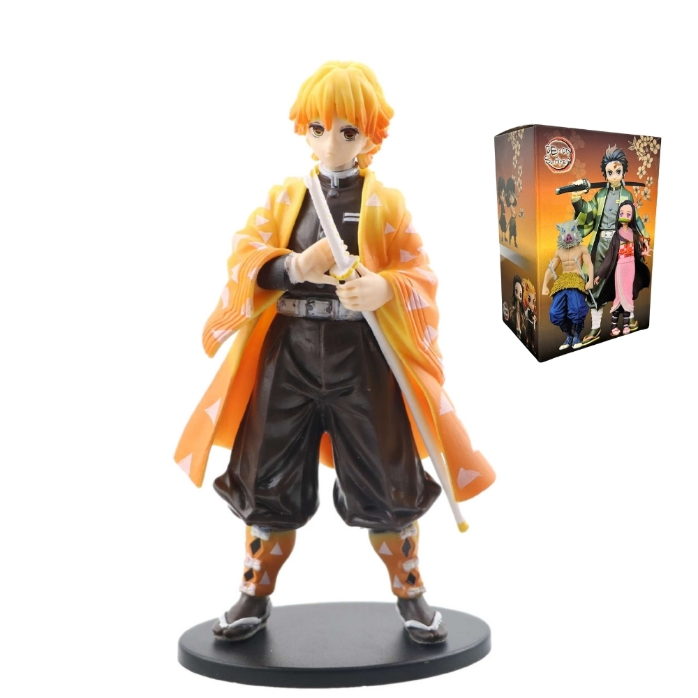 Mô hình Demon Slayer Agatsuma Zenitsu - Figure Kimetsu No Yaiba - Vỏ Hộp màu