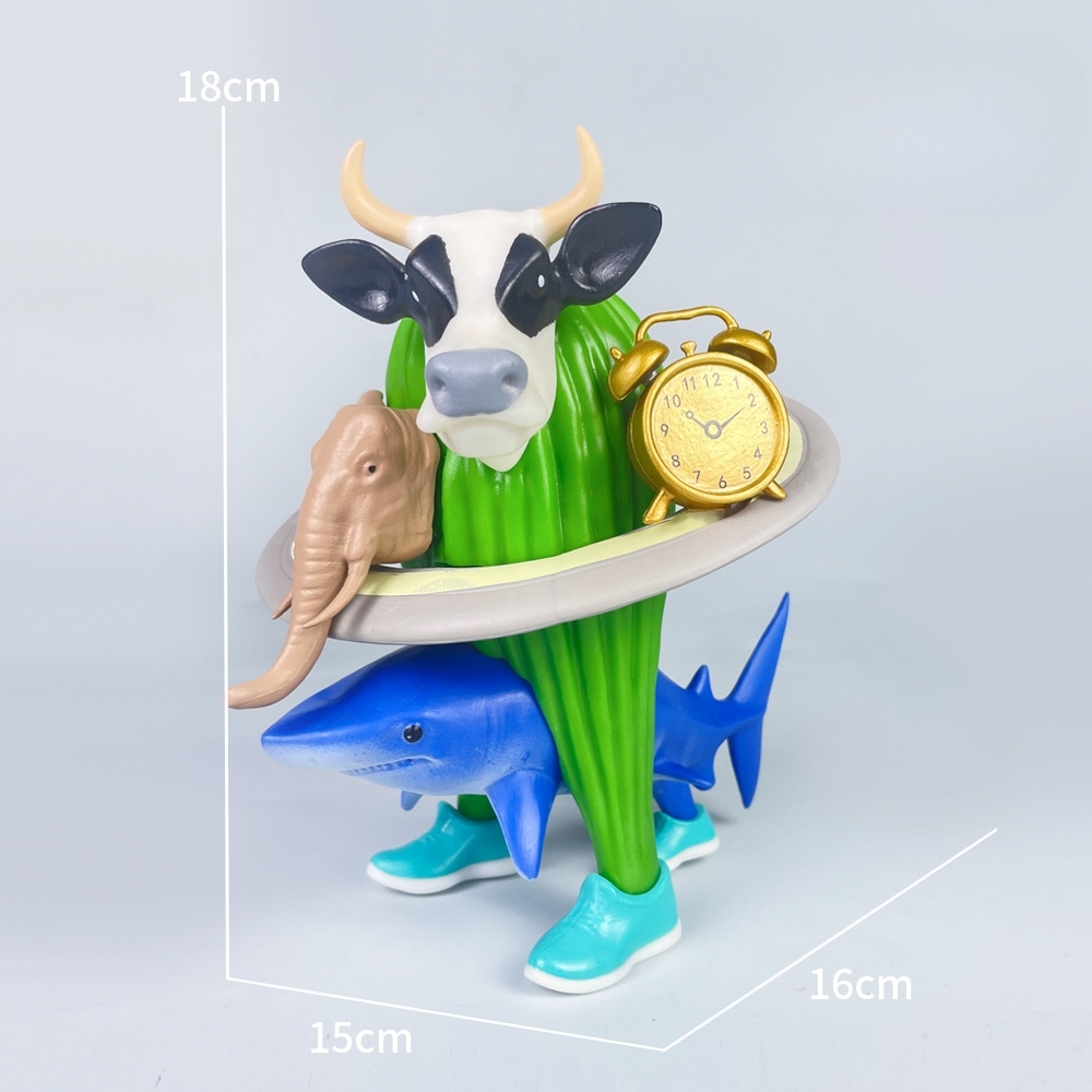 Mô Hình tung tung sahur Bò Đi Giày Bản To - Cao : 18cm Nặng 200gr - Hộp Màu - K29-T2-S12
