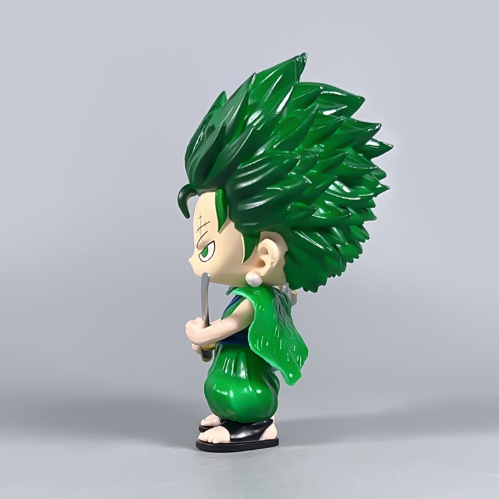 Mô Hình OnePiece Zoro AI chibi dáng đứng cầm kiếm - cao 16cm - nặng 270gram - Hộp Màu - Figure One Piece N1 - K52 - T1- S3