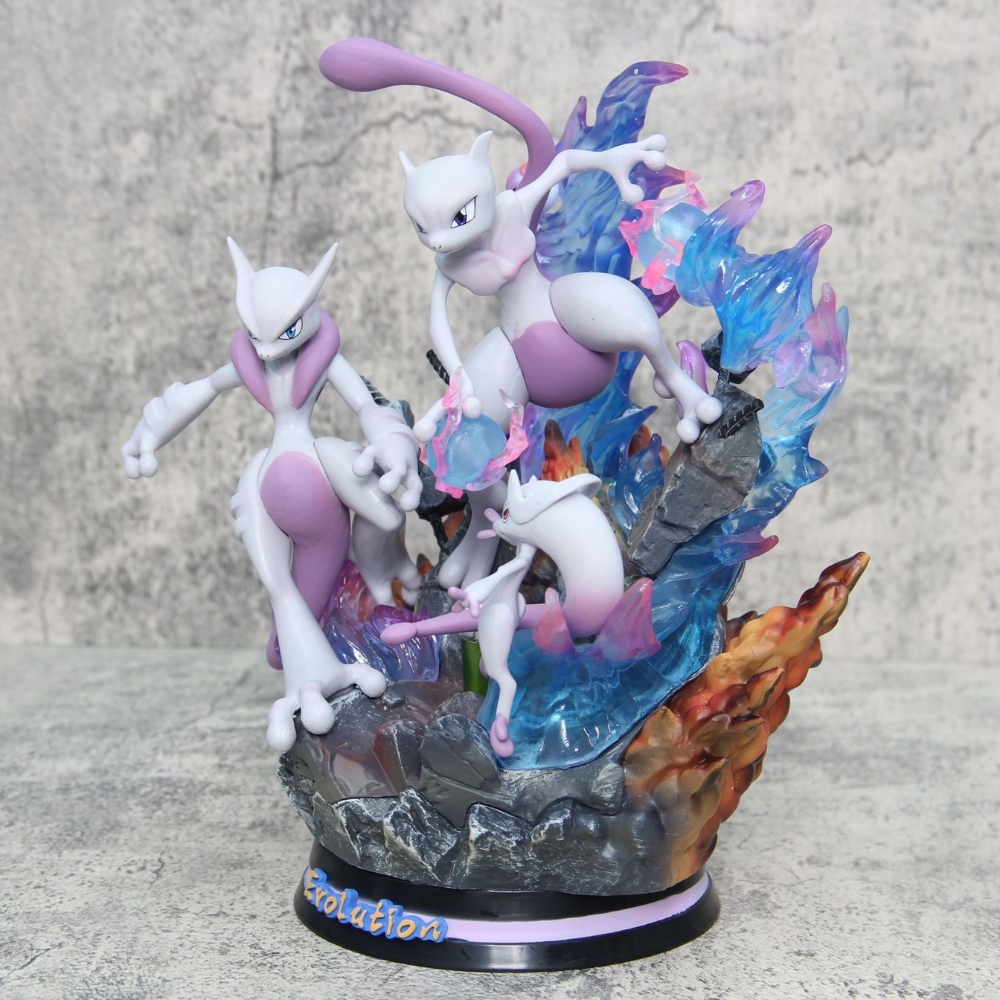 Hàng Cao Cấp -  Mô Hình Pokemon Mewtwo các biến thể bản cao cấp - Có led Đế - Cao : 29cm - Ngang : 23cm - Nặng : 1.7 kg - Figure pokemon - Full Box - K9-T3-S12