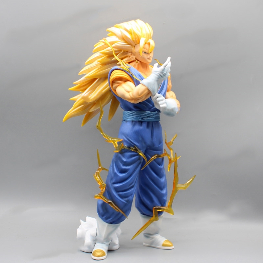 Mô Hình DragonBall Vegito dáng đứng - 3 đầu thay thế - Cao 38cm - nặng 2.7kg - Figure DragonBall - Box Bìa Carton