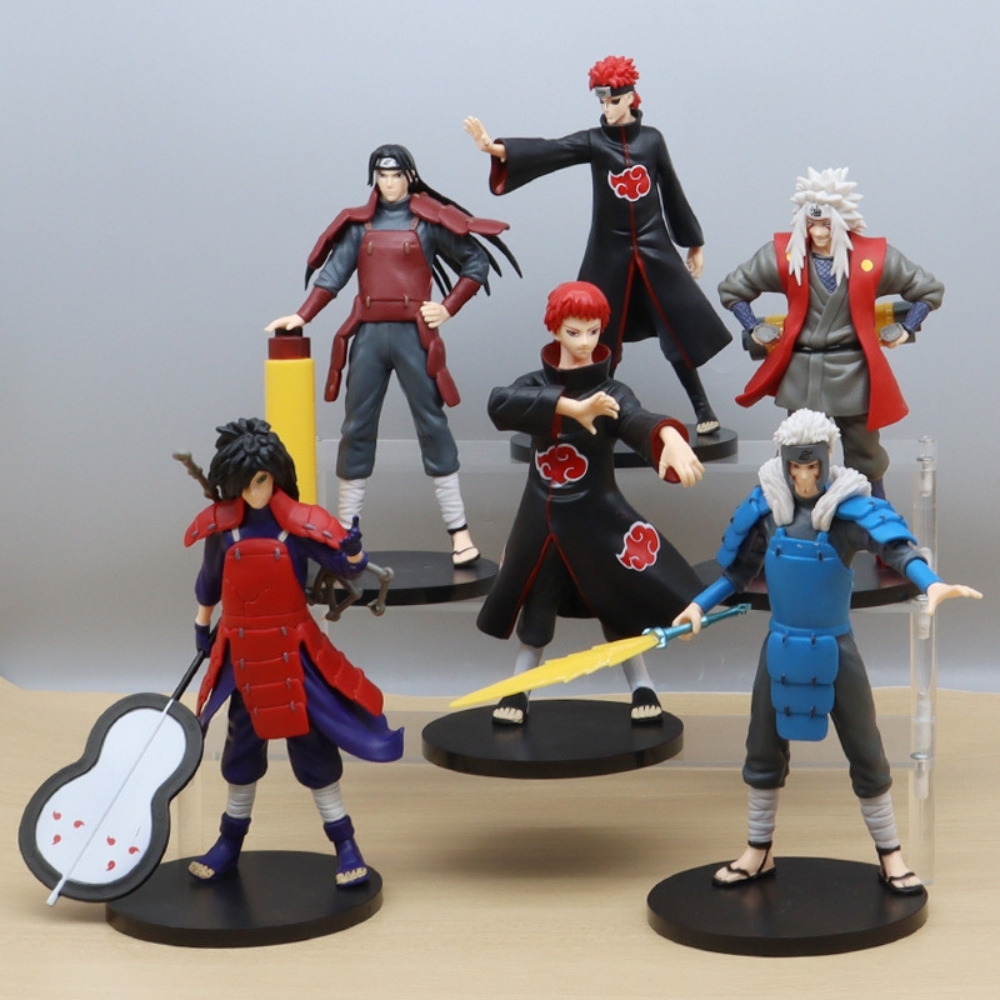 Mô hình Naruto Bộ 6 các nhân vật Naruto Bản C - Cao 18 - 19cm - nặng 800gram - Figure Naruto - No Box N3-K40-T3-S3