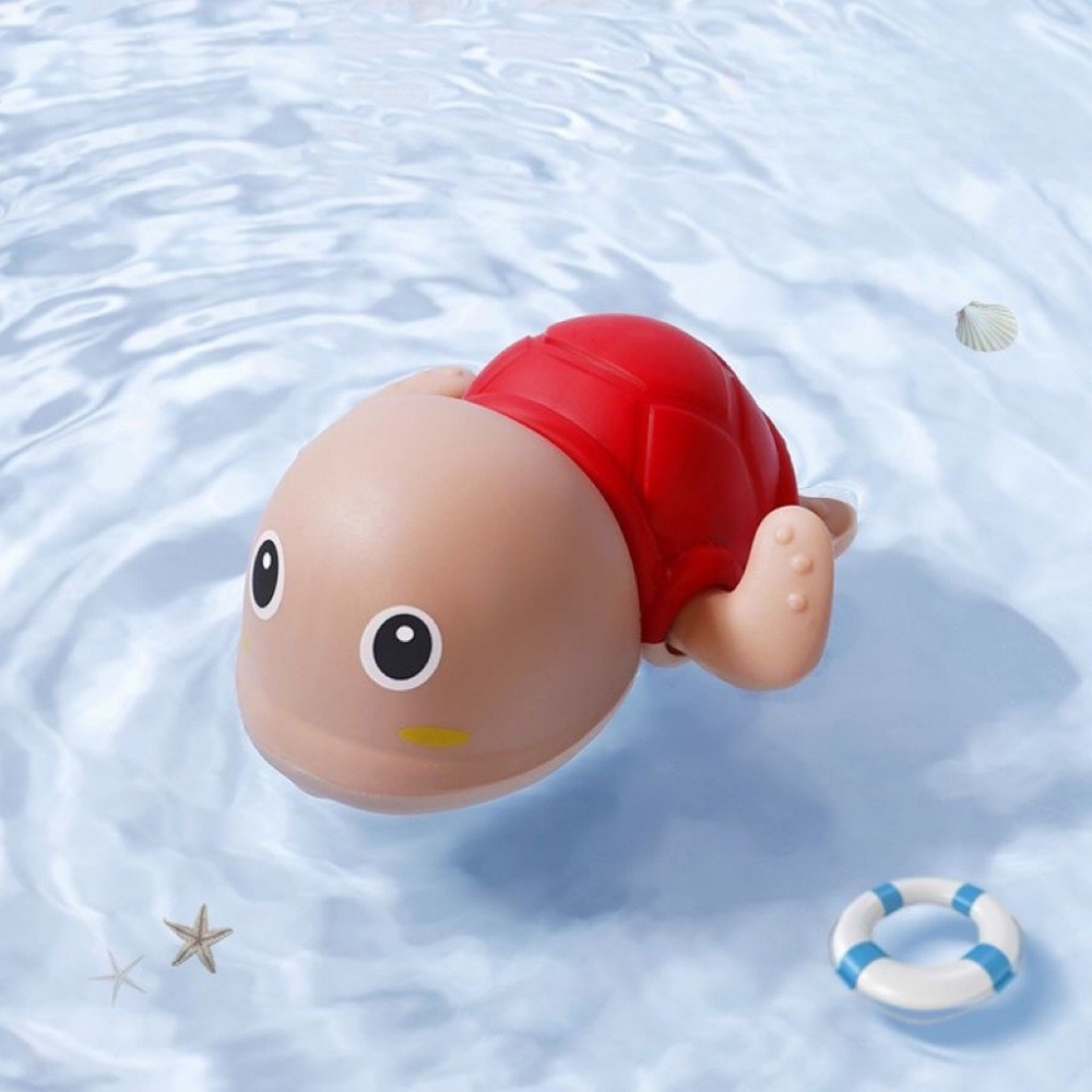 Màu Ngẫu Nhiên - Đồ Chơi Nhà Tắm Rùa Có 3 Màu - Dài 9cm - Rộng 8cm - Nặng : 200gram - No Box -( VAT : DOTTHH2 )- K75-T5-S4