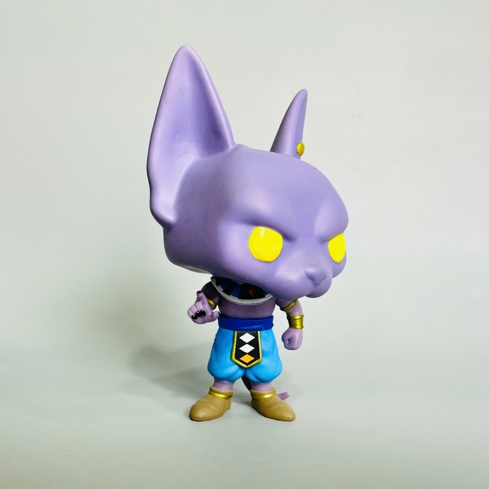 Mô Hình Đồ Chơi - Thần Hủy Diệt Berus chibi - Cao 12cm - Nặng 200Gram - NoBox - DragonBall - K6-T2-S6