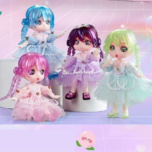 Đồ Chơi Búp Bê Miku váy công chúa ( Màu Ngẫu Nhiên ) . Cao 20cm - ngang 10cm .  SKU : BB-923