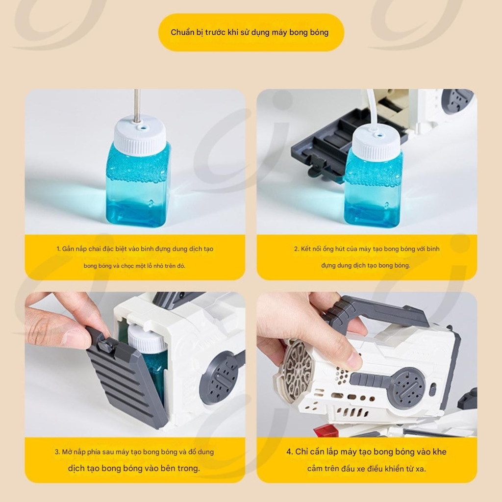 Đồ chơi xe bong bóng leo núi điều khiển từ xa 2.4G có đèn, phun nước, nhạc. FULL BOX . SKU : DK-2212 - (VAT 009-02-200) - K90-T2-S1