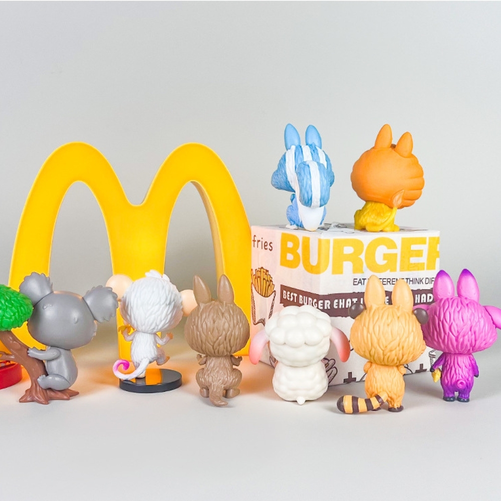 Hàng Cao Cấp - Mô hình labubu bộ 8 labubu blind box - cao 8cm - Nặng 300gram - Bọc Túi - Hộp Màu N3-K52-T2-S1