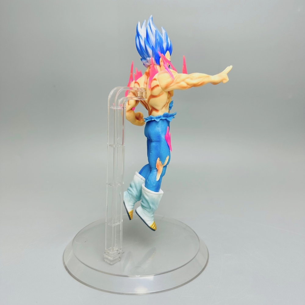 Mô Hình Dragon Ball Vegeta tóc xanh cởi trần chỉ tay Cao 20cm Nặng 200gram - Figure DragonBall - Có Hộp Màu