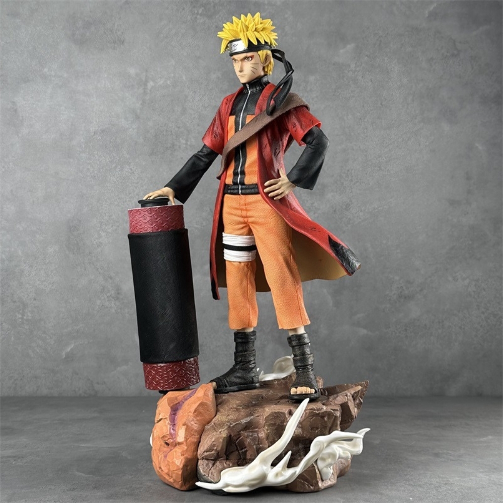 Mô Hình Naruto dáng đứng siêu ngầu có base cao - 42cm - Nặng - 2000gram - Figure Naruto - Box xốp Hộp carton