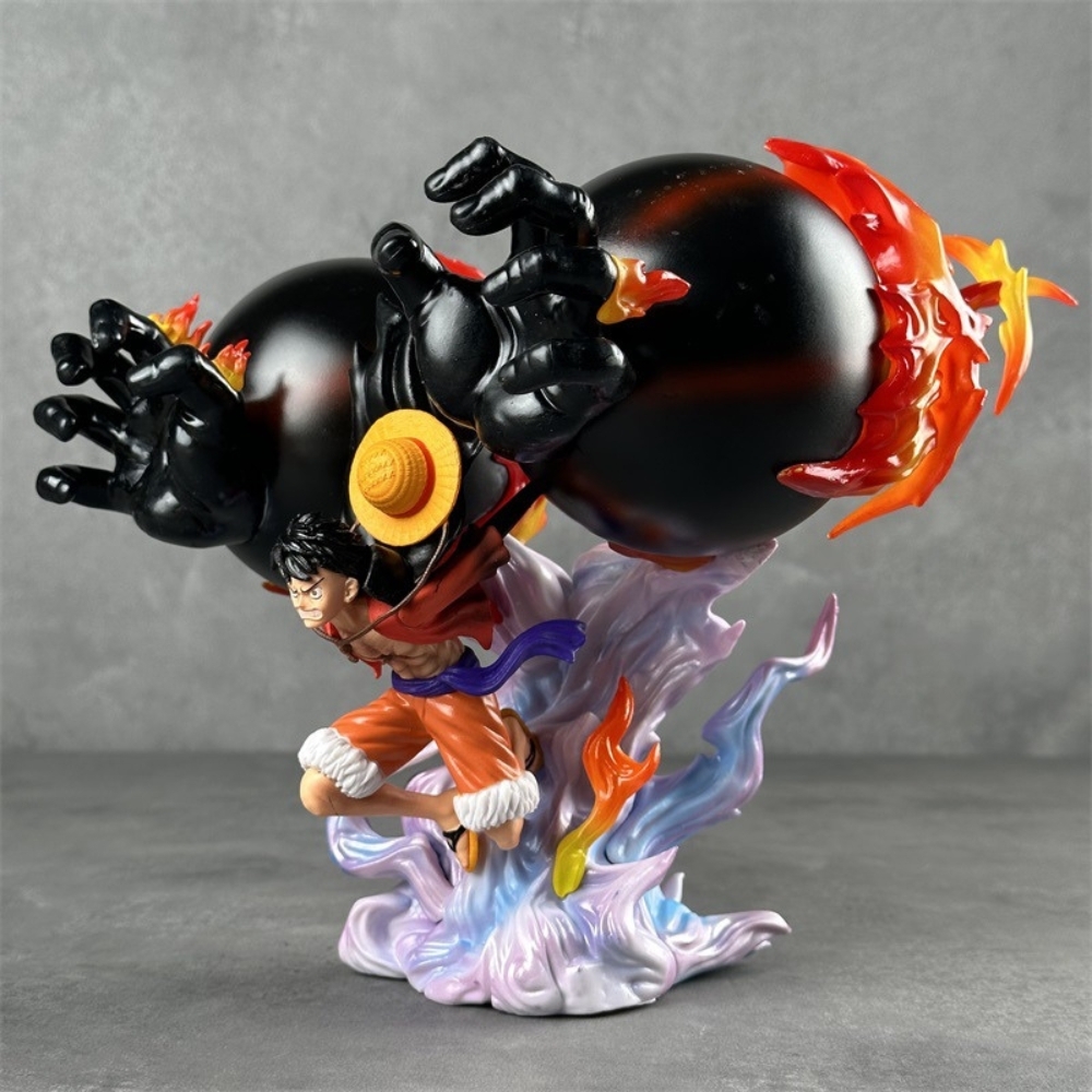 Mô Hình OnePiece luffy gear 4 nắm đấm to - cao 20cm - nặng 450gram - Figure One Piece - Hộp Màu - K13-T4-S6