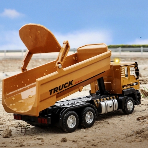 Mô Hình Xe Tải chở vật liệu , tỉ lệ 1:28 , chất liệu hợp kim - Dài 17cm - rộng 6cm - cao 7cm - SKU : oto-ST99-G1A - ( Vat : 003-02-100 ) - K83-T2-S2