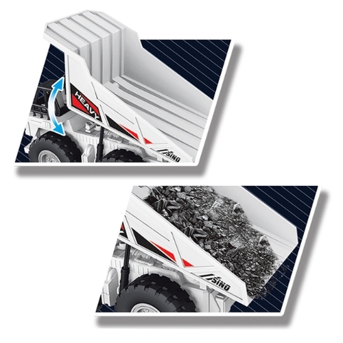 Đồ Chơi Xe Oto Điều Khiển Từ Xa 11 Kênh Heavy Industry Seft-Unloading Car- SKU: DK-QH9008D ( VAT 009-02-150) - T1-K2-T4-S8