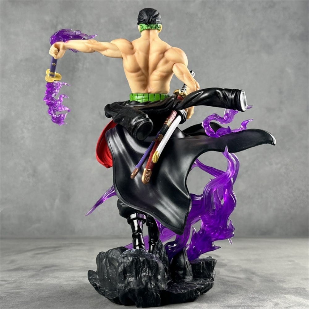Mô Hình OnePiece Zoro enma - Cao 31.5cm - nặng 1350gram  - Phụ kiện : Kiếm + bán thân , Figure OnePiece -  có hộp màu K12-T4-S4