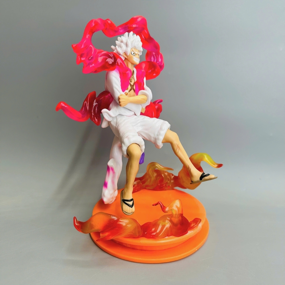 luffy nika Mô hình OnePieceLuffy Gear 5 Nika trắng bản bay khoanh tay có base đẹp cao 24cm - OnePiece  - Bọc Túi OPP - No Box - N4-K5