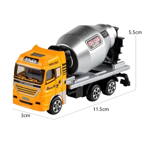 Mô Hình 3 Oto Xây Dựng hợp kim , tỉ lệ 1:64 - Dài 12cm - rộng 3.5cm - cao 5cm- SKU : oto-CF17-C4 - ( Vat : 003-03-50 ) - K55-T4-S4