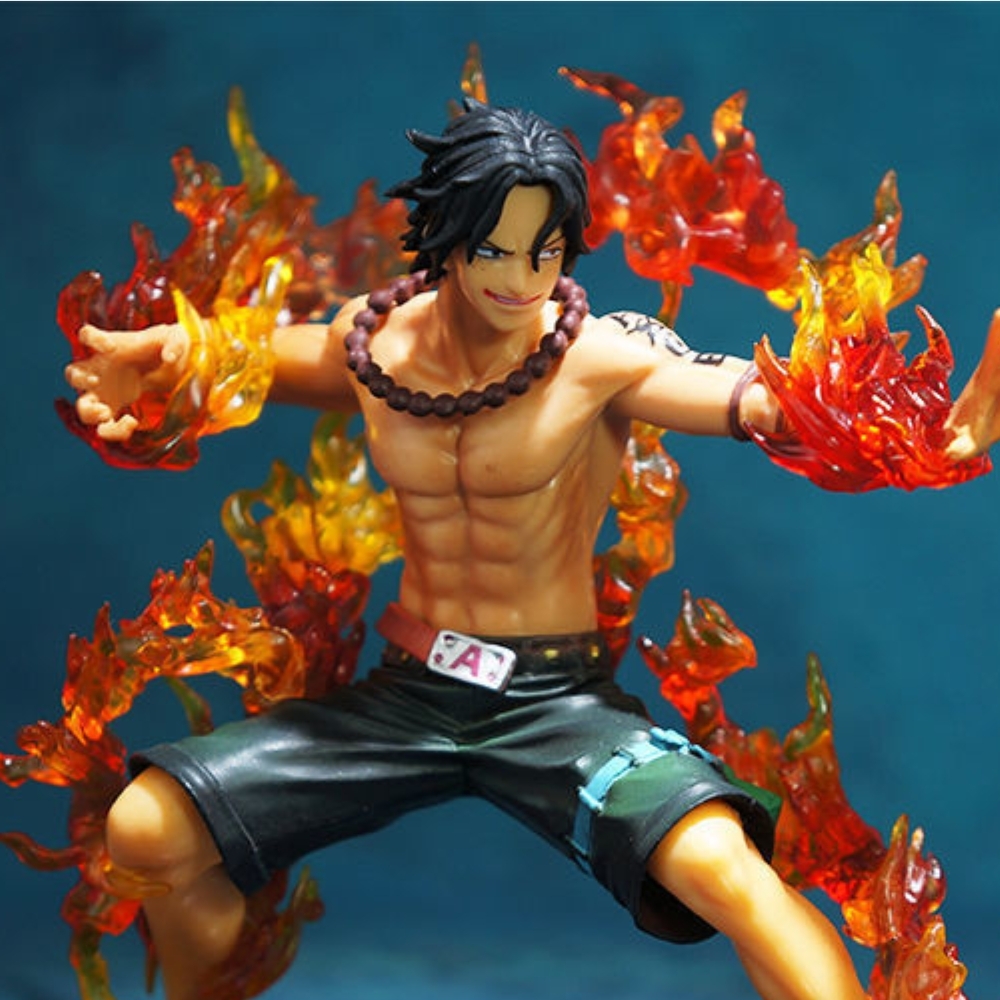 ( Hàng Đẹp ) Mô hình ACE Cao 15cm đế có chữ  - Bộ Fzero - One Piece - box màu - F - 14