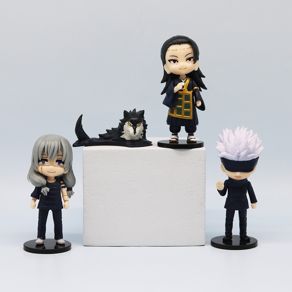 Mô Hình đồ chơi - JUJUTSU KAISEN bộ 6 nhân vật chú thuật hồi chiến Cao 3 - 9cm Nặng 250gram - No Box - Bọc túi OPP - N3-K43-T2-S2