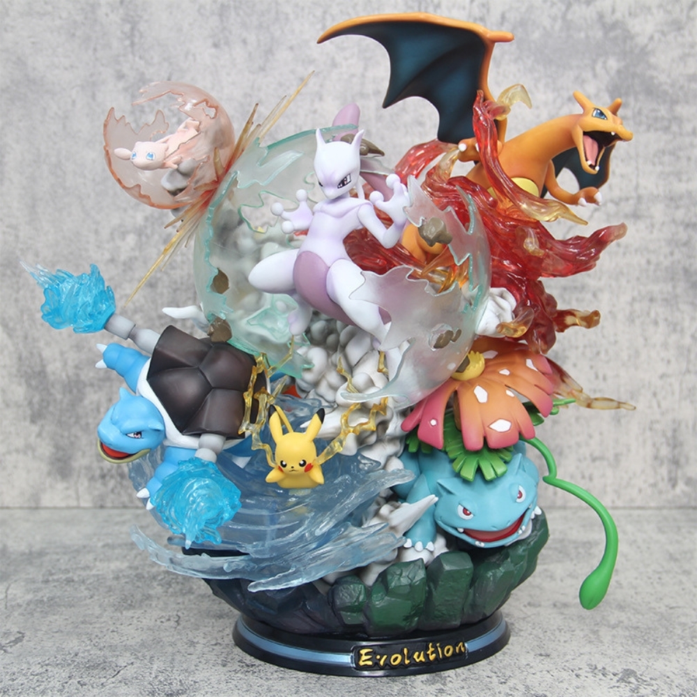 Hàng Cao Cấp -  Mô Hình Pokemon Mewtwo bản cao cấp - Cao : 37cm - Ngang : 33cm - Nặng : 3.5 kg - Figure pokemon - Full Box - N3-T5