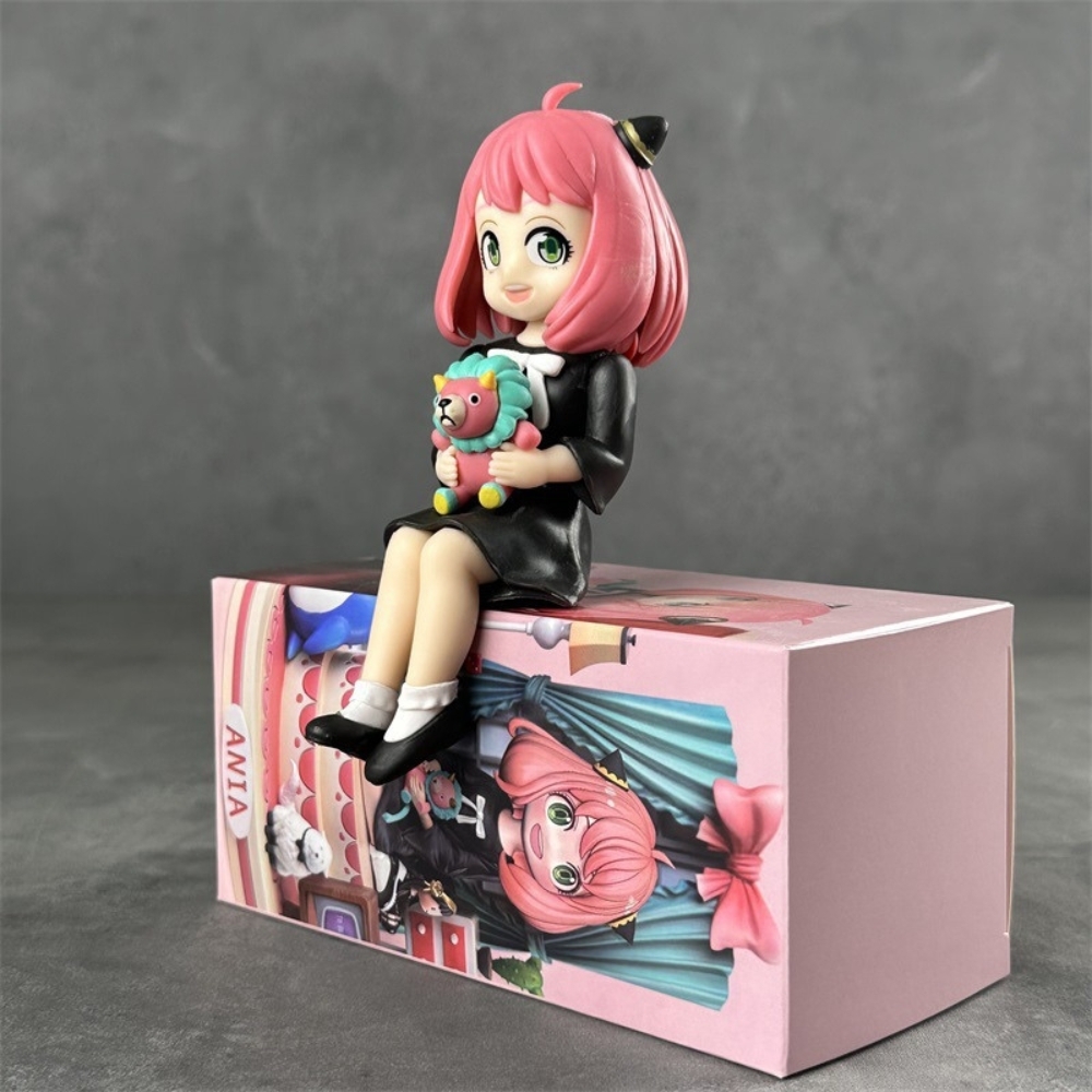 MÔ HÌNH ANYA FORGER - SPY X FAMILY - TANTEI-GOKKO Dáng Ngồi - Cao : 11cm - Nặng : 140gram - Có Hộp Màu K19-T2-S12