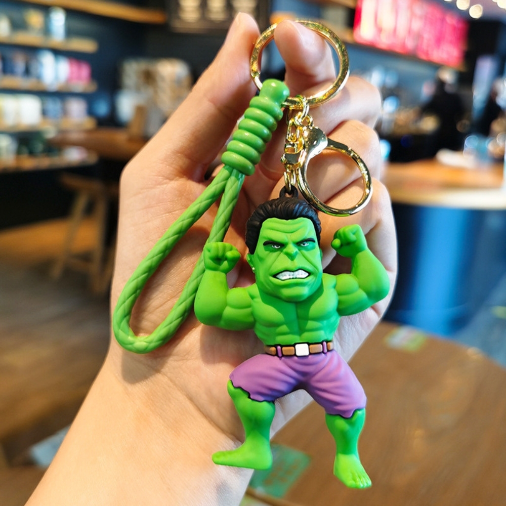 móc khóa hulk người khổng lồ xanh - dây dài 9.5cm mô hình cao 8.5cm - nặng : 50gram - no box - SKU: moc242 - (Vat: MK001) - K78-T2-S1