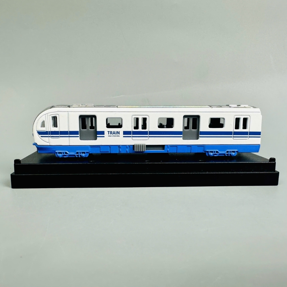 Mô Hình tàu hoả Trắng 1:64 Hợp kim - Dài 12.5cm - Cao 5cm - Rộng : 4.5cm - nặng : 300gram - Hộp Nhựa Trong SKU : oto464b - ( VAT :  003-06-20 )