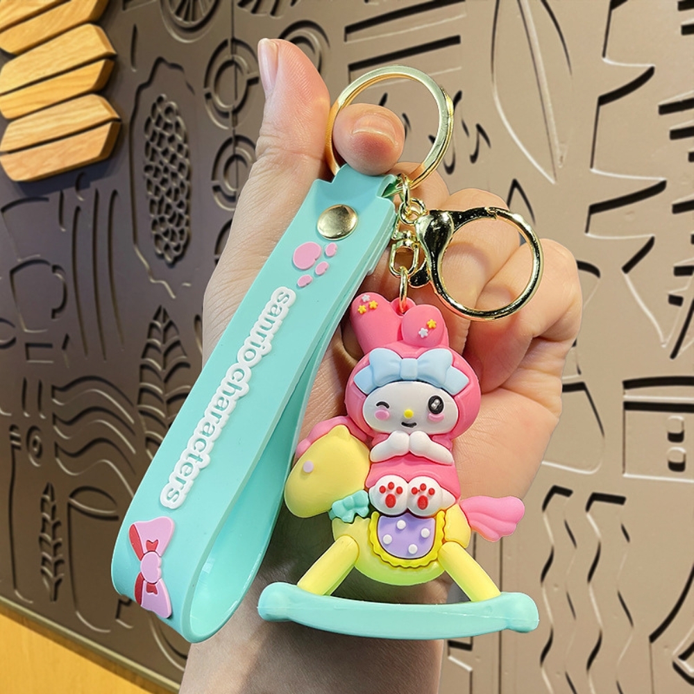 móc khóa kuromi hồng cưỡi ngựa - Dây móc dài : 10cm - Mô Hình Cao : 6cm - Nặng : 50gram - No Box : bọc túi OPP K75-T7-S9