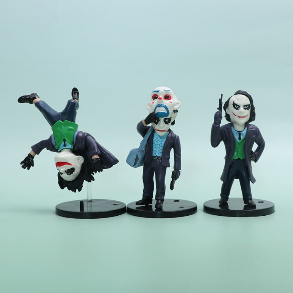Mô Hình bộ bộ 6 joker - Cao 9cm - nặng 200gram - Figure Joker - No Box - K60-T3-S9