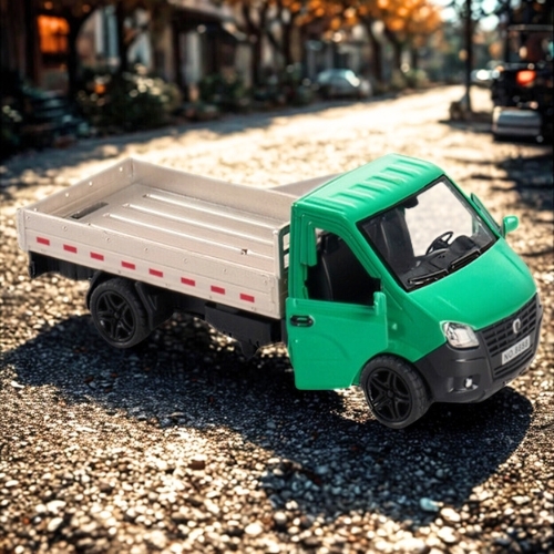 Mô Hình xe tải chở hàng chất liệu hợp kim , tỉ lệ 1:36 - Dài 14cm - rộng 5.5cm - cao 5cm - SKU : oto-3619A - ( Vat : 003-01-20 )