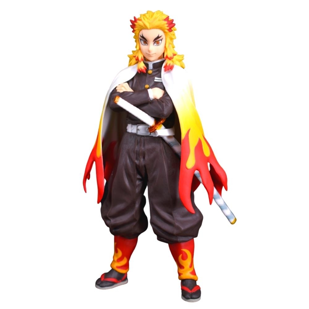 Mô hình Demon Slayer Viêm Trụ Rengoku Kyoujurou - Figure Kimetsu No Yaiba - Vỏ Hộp màu