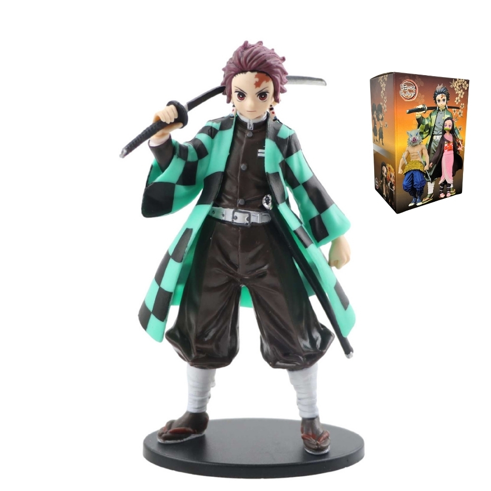 Mô hình Demon Slayer Kamado Tanjirou - Figure Kimetsu No Yaiba - Vỏ Hộp màu - SKU : 801aa - ( Vat :  G873-83 )