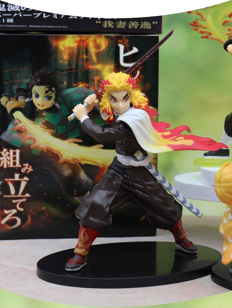 Mô hình đồ chơi - Viêm Trụ Rengoku Kyoujurou chiến đấu Cao 20cm - Kimetsu No Yaiba - - Có Hộp Đẹp - N4-K9-BL3-N1-K6-T3-S3