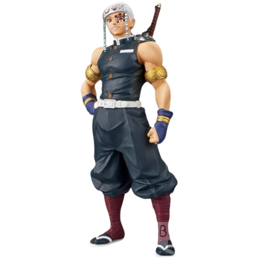 Mô hình Demon Slayer Âm trụ Uzui Tengen - Figure Kimetsu No Yaiba - Vỏ Hộp màu