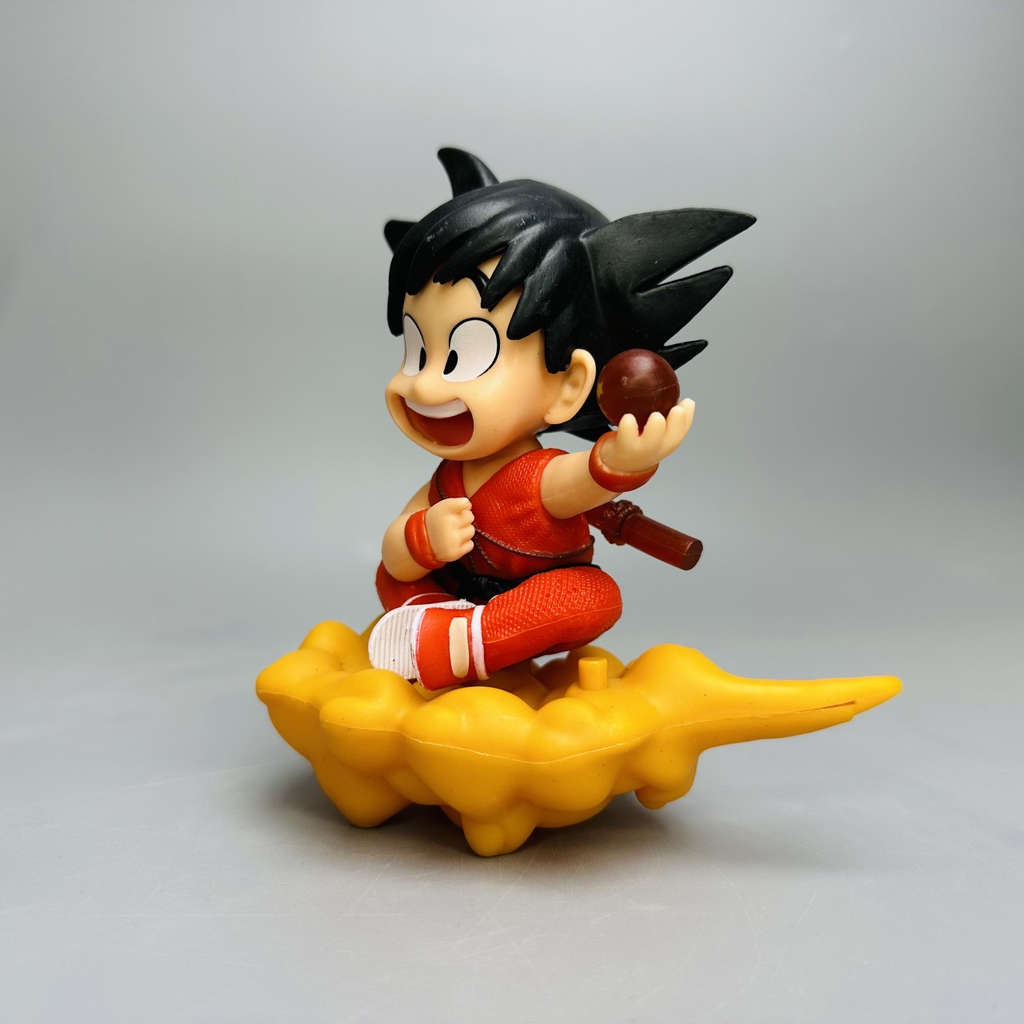 Mô Hình DragonBall goku kid cưỡi mây cầm ngọc cao 13cm , figure DragonBall , No box