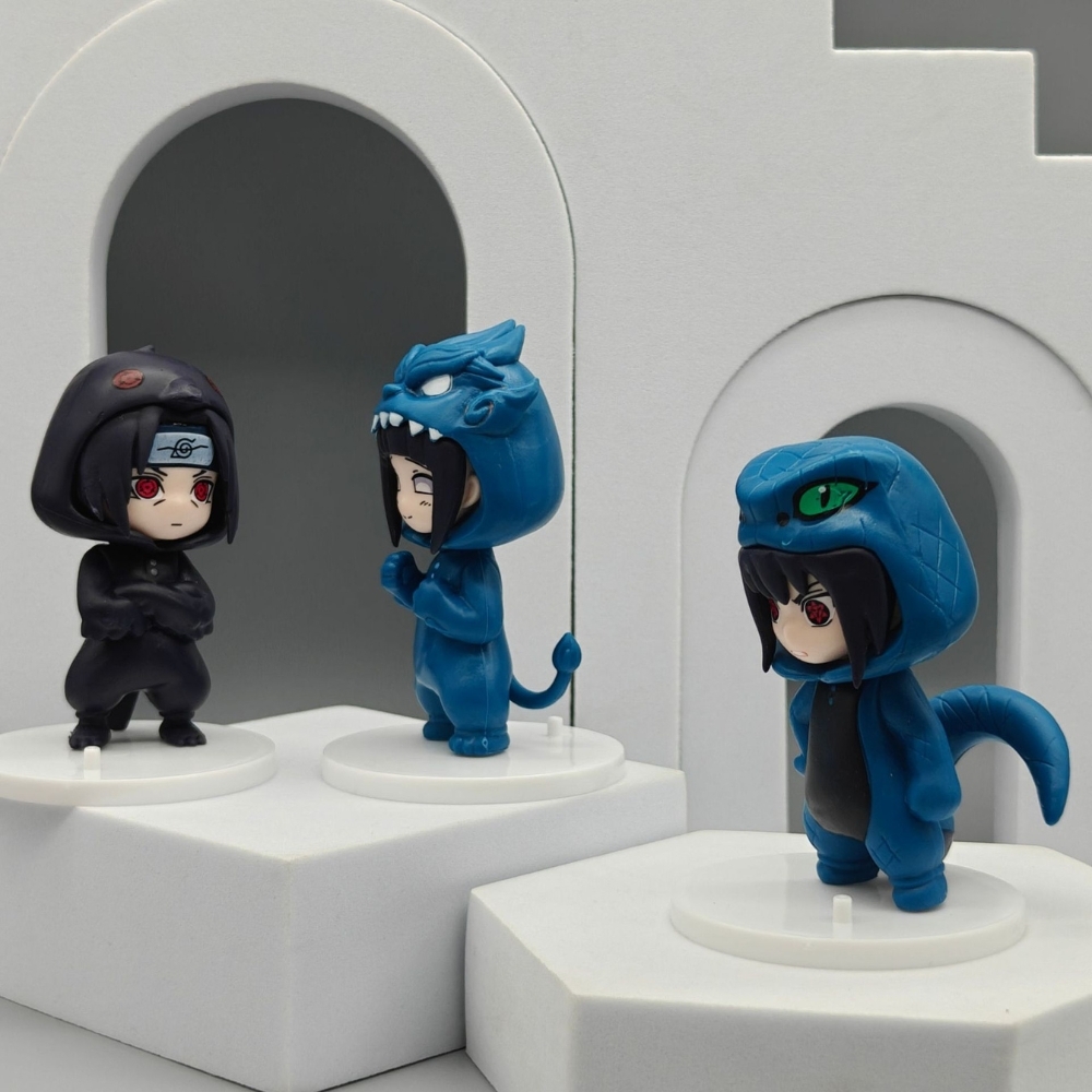 Mô Hình bộ 8 naruto cosplay động vật - Cao : 9cm - Nặng : 290gram - Figure Naruto - Bọc Túi - No Box N3-K60-T4-S3