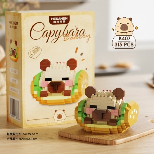 Combo 6 Mẫu lego capybara - Full Box - Sku : LG-S31 - (VAT 001-C6-60) K122-T1-S6