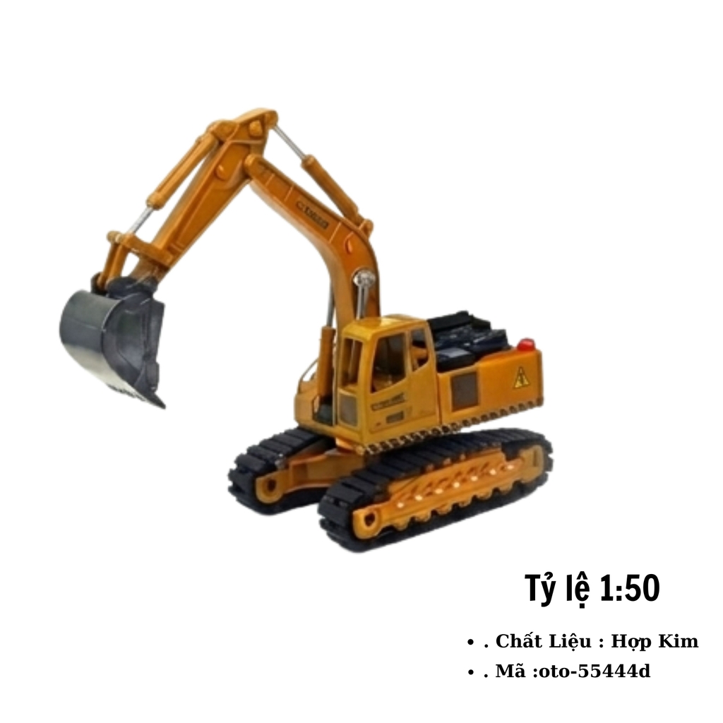 Mô hình xe cẩu , xe xúc hợp kim tỉ lệ 1:50 SKU : oto-55444 ( VAT : 003-02-50 )