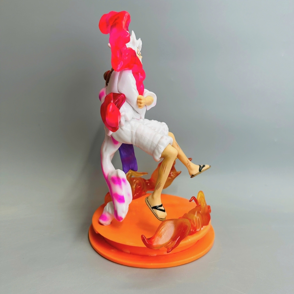 luffy nika Mô hình OnePieceLuffy Gear 5 Nika trắng bản bay khoanh tay có base đẹp cao 24cm - OnePiece  - Bọc Túi OPP - No Box - N4-K5