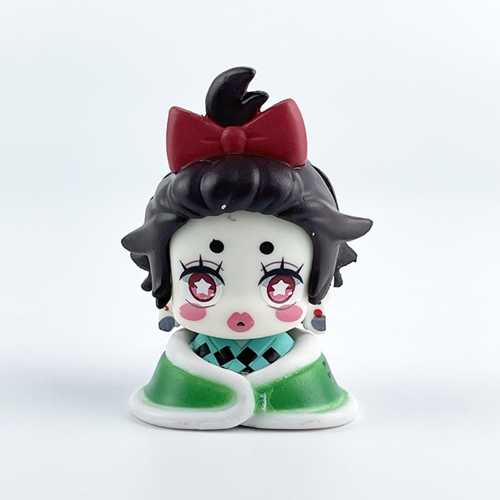 Mô hình kimetsu yaiba bộ 5 lưỡi quỷ - cao 5cm - Nặng 100gram - Bọc Túi - No Box - N3-K31-T3-S3