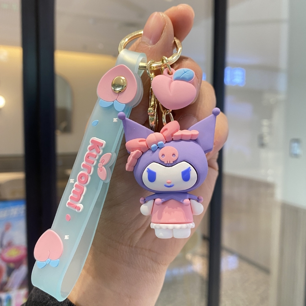 móc khóa kuromi tím - Dây móc dài : 11cm - Mô Hình Cao : 4.5cm - Nặng : 50gram - No Box : bọc túi OPP - K79-T1-S6